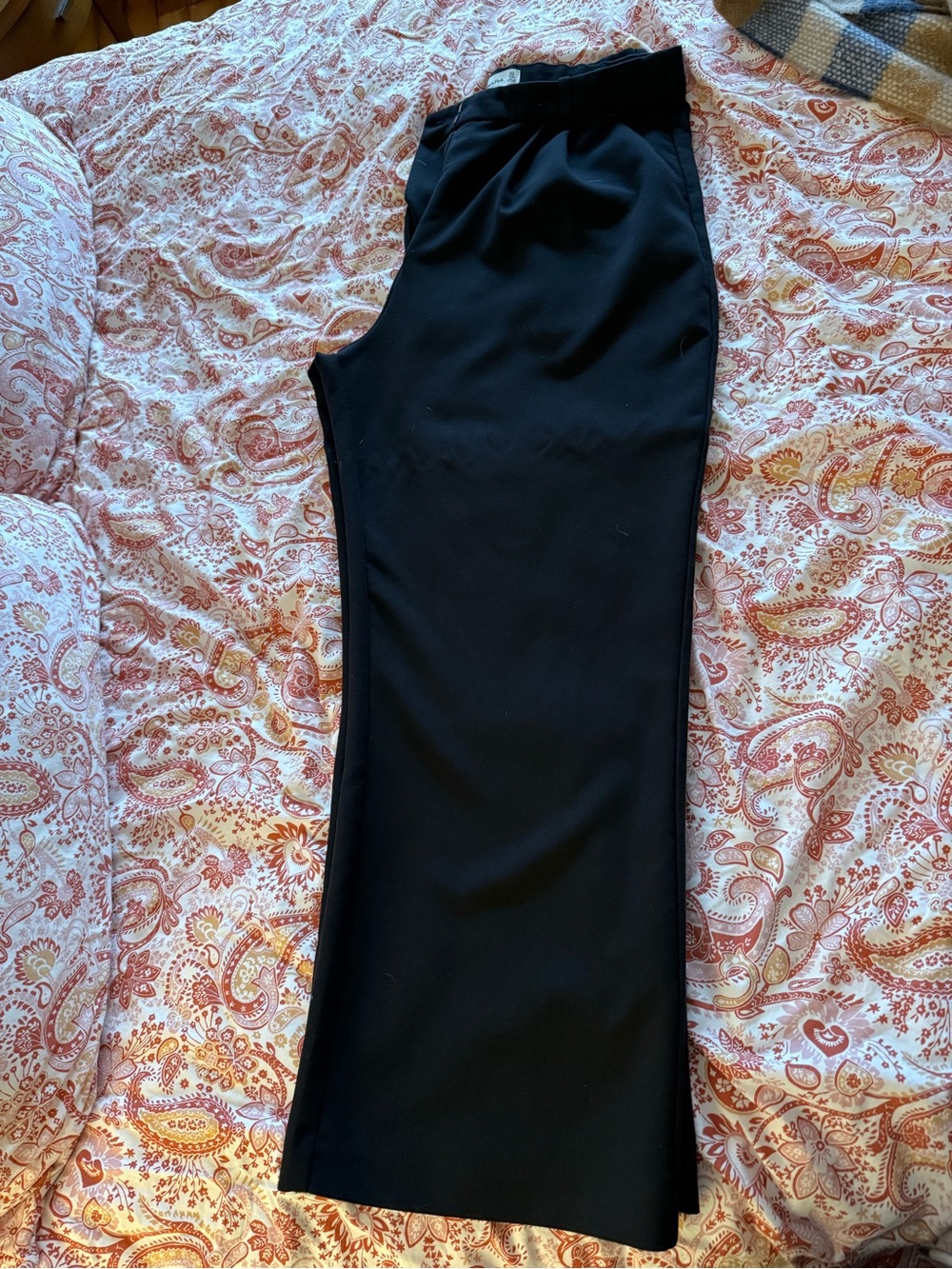 Abercrombie & Fitch Black Wide Leg Trousers
